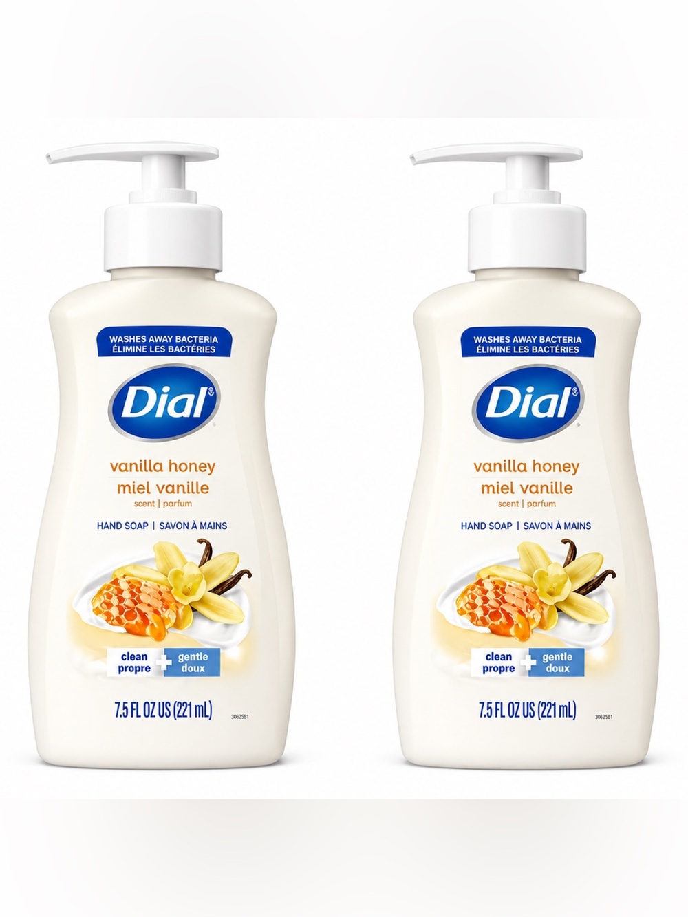 Dial Vanilla Honey Liquid Hand Soap (2 Pack)